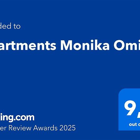 Apartments Monika Omiš Dış mekan fotoğraf