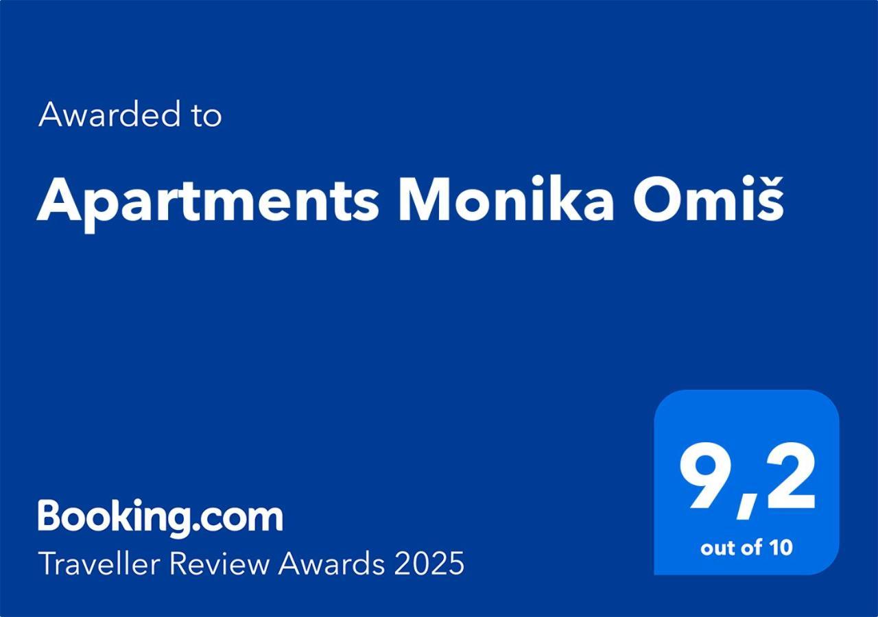 Apartments Monika Omiš Dış mekan fotoğraf